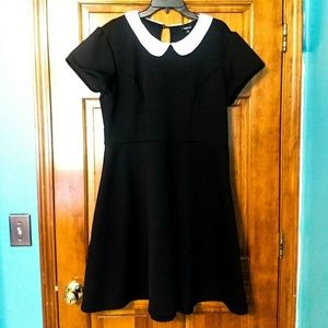 Goth Skater Dress with Peter Pan Collar